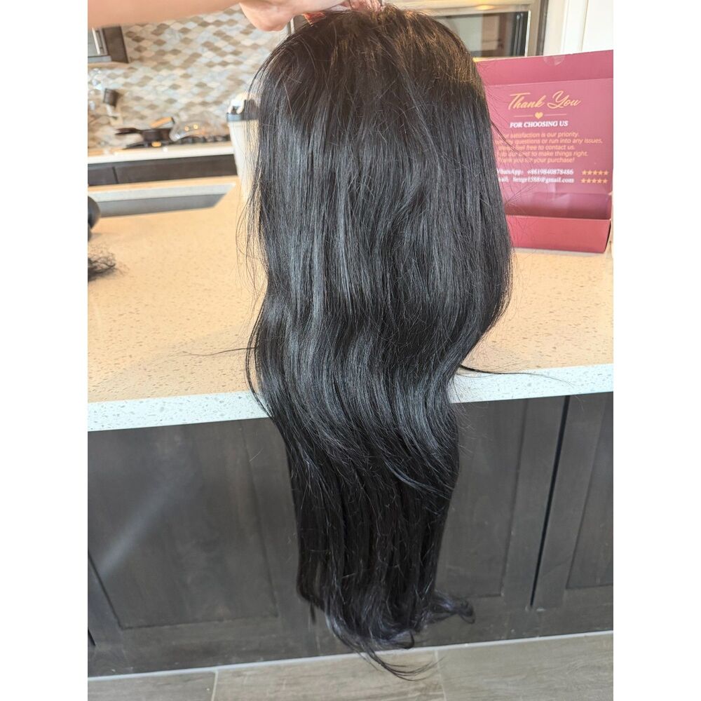 NWT 20in Black Straight Wig 13x6 Lace Front Long Hairpiece